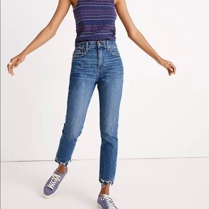 Madewell High Rise Slim Boyfriend Jean